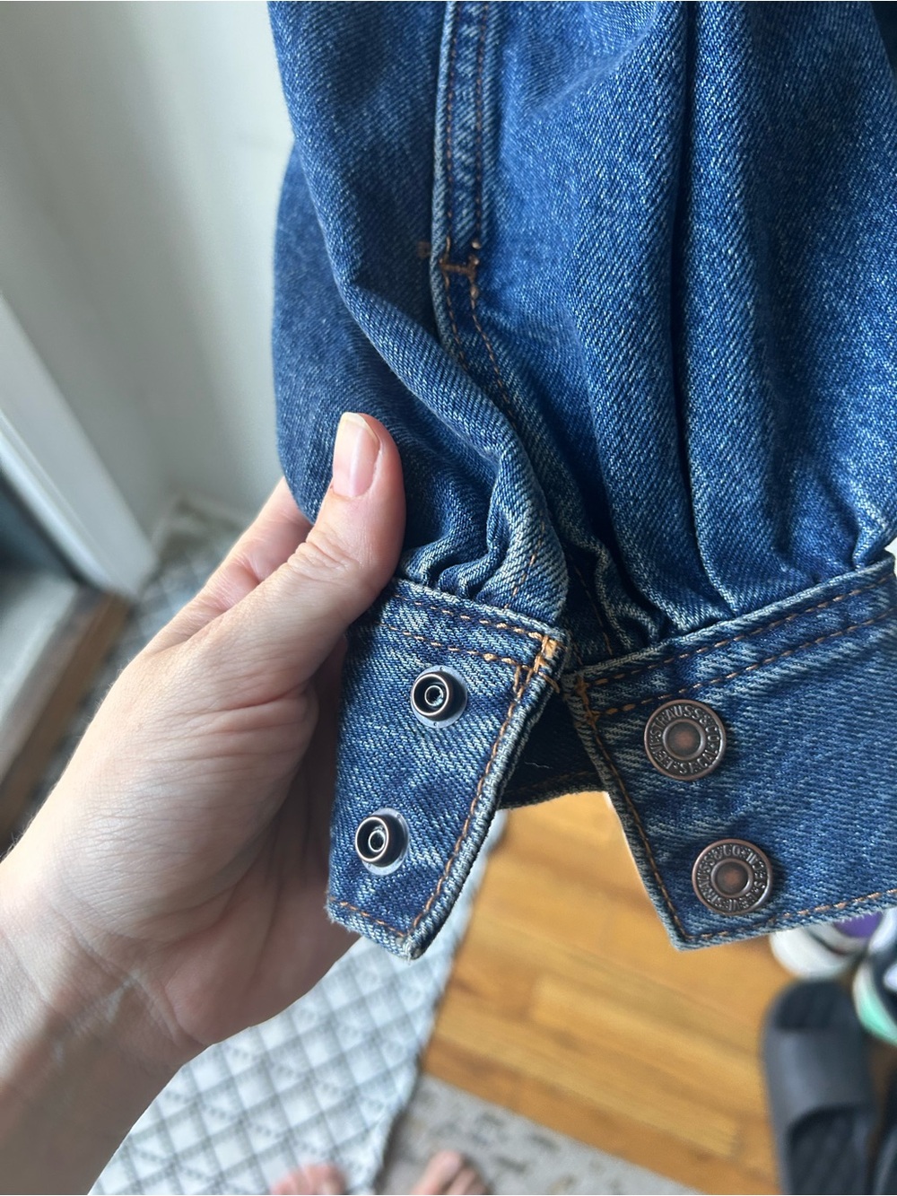 Signature by Levi Strauss/Revolve Trucker Blouson Denim Jacket - Picture 5 of 12